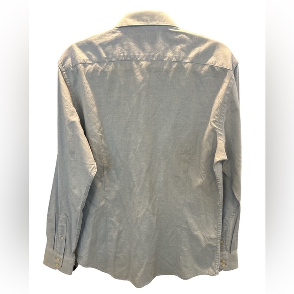 Banana Republic Men’s Med Slim Fit‎ Blue Button Down Excellent - Picture 2 of 3